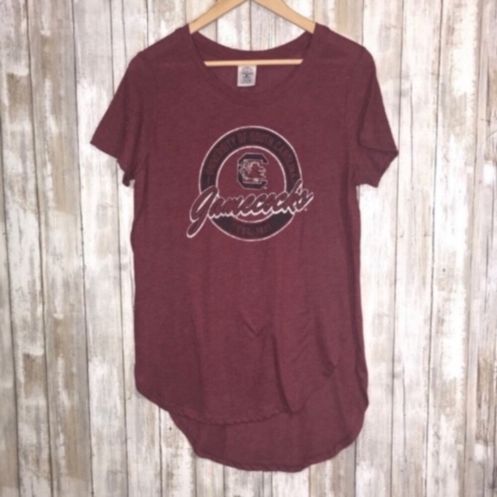 NCAA South Carolina Gamecocks High Low Tee